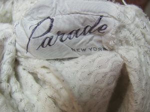 1950’s MARILYN MONROE Parade New York WHITE PIQUÉ GROMMET HALTER DRESS ...